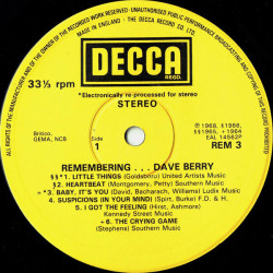 Remembering... Dave Berry