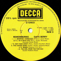 Remembering... Dave Berry