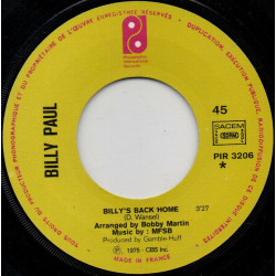 Billy's Back Home