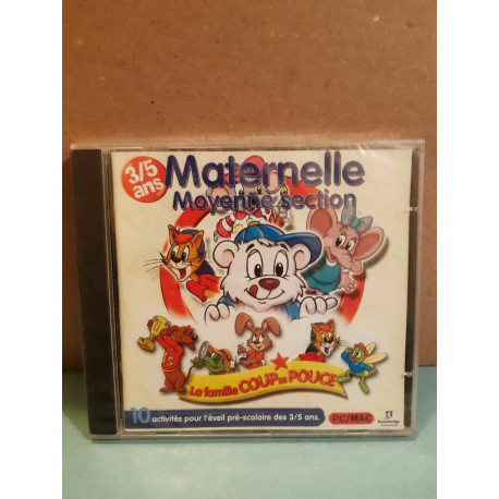 Maternelle moyenne section - La famille coup de pouce CD-ROM Neuf... Maternelle moyenne section - La famille coup de pouce CD-ROM Neuf...