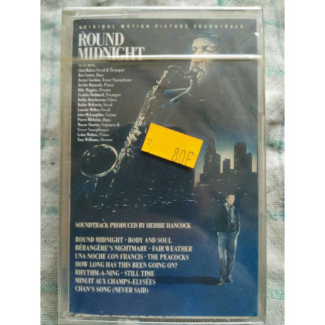 Round Midnight Original Motion Picture Soundtrack Cassette...