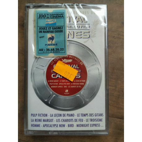 Festival International du film Cannes Cassette Audio-K7 NEUVE SOUS... Festival International du film Cannes Cassette Audio-K7 NEUVE SOUS...