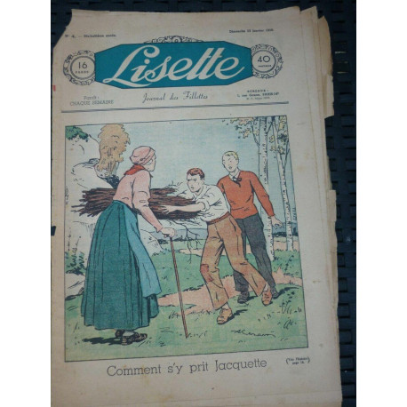 Lisette n4 18ème année Dimanche 23 Janvier 1938 Comment s'y prit... Lisette n4 18ème année Dimanche 23 Janvier 1938 Comment s'y prit...