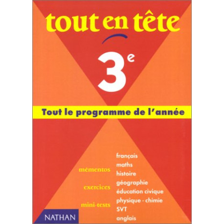 Tout en tête 3e Tout en tête 3e