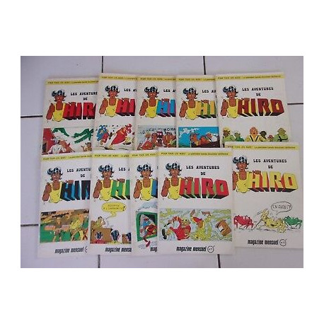 lot LES AVENTURES DE HIRO bd Tahitienne 10 numéros 1 2 3 4 5 7 8... lot LES AVENTURES DE HIRO bd Tahitienne 10 numéros 1 2 3 4 5 7 8...