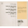 Grieg Sonates Pour Violon et Piano