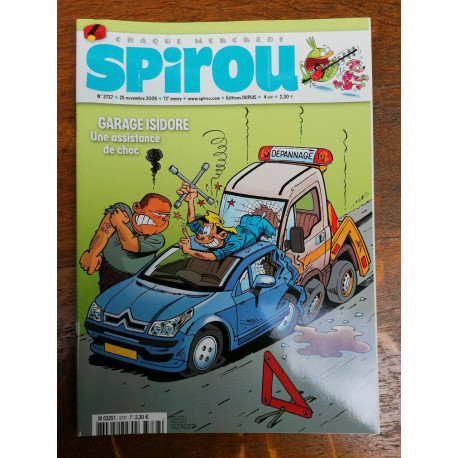 Spirou n3737 Garage Isidore Une assistance de choc