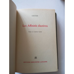 Les affinites electives