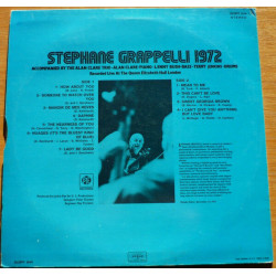 Stéphane Grappelli 1972 Recorded Live At The Queen Elizabeth Hall...