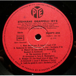 Stéphane Grappelli 1972 Recorded Live At The Queen Elizabeth Hall...