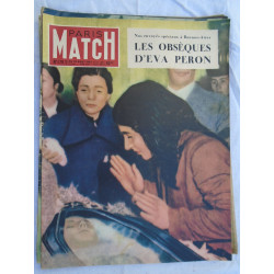 Magazine Paris Match - 179 - aoùut 1952 - Obsèque d'Eva Peron