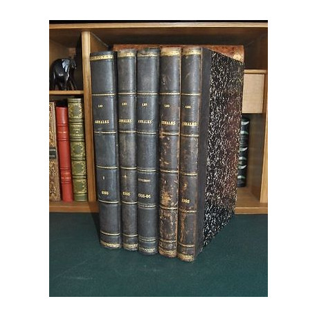 revue LES ANNALES Politiques et Littéraires lot de reliures 1905...