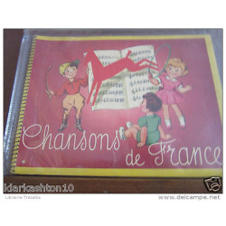 Album Chocolat Poulain "Chansons de France" vierge