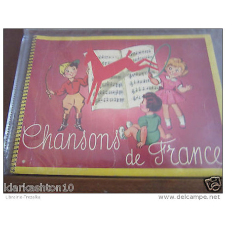 Album Chocolat Poulain "Chansons de France" vierge