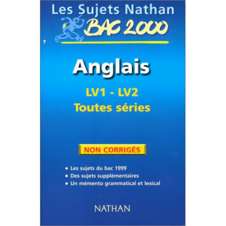 Bac anglais terminale toutes séries : sujet non corrigés du bac 99 Bac anglais terminale toutes séries : sujet non corrigés du bac 99