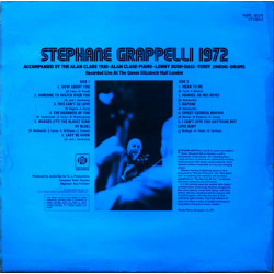 Stéphane Grappelli 1972 (Recorded Live At The Queen Elizabeth Hall...