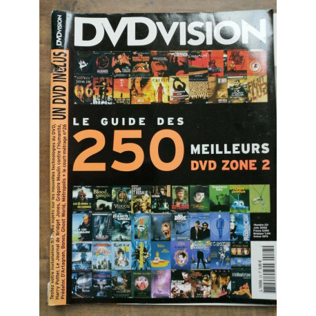 Magazine Dvdvision Nº 23 Le Guide des 250 Meilleurs DVD Zone 2... Magazine Dvdvision Nº 23 Le Guide des 250 Meilleurs DVD Zone 2...