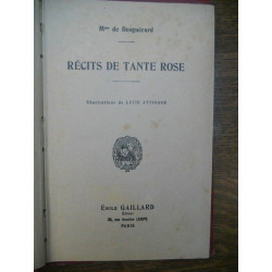 Mme de bosguérard Récits de Tante rose Emile Gaillard