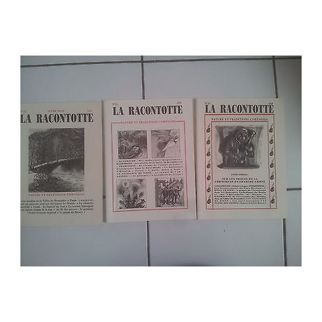 lot 3 revues LA RACONTOTTE nature et traditions Franc Comtoises n... lot 3 revues LA RACONTOTTE nature et traditions Franc Comtoises n...