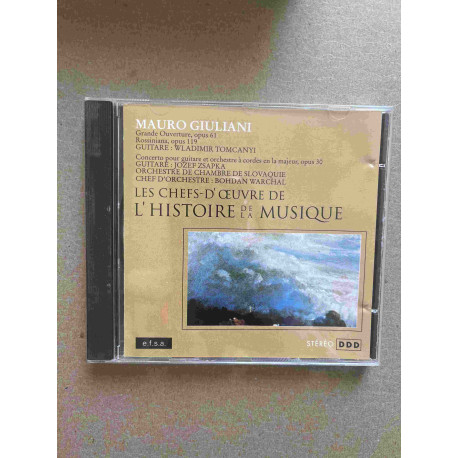 Mauro Giuliani: Les chefs-d'oeuvre de l'histoire de la musique/ CD