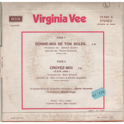 Donne - Moi de Ton Soleil / Croyez-moi