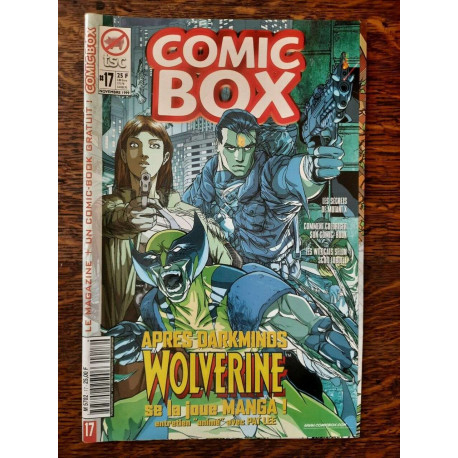 Comic Box n 17 Aprés Darkminds Wolverine se la joue manga Novembre... Comic Box n 17 Aprés Darkminds Wolverine se la joue manga Novembre...