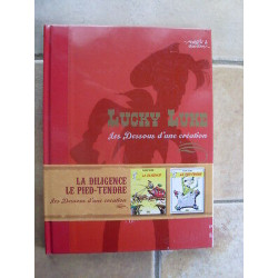 LUCKY LUKE les dessous d'une création La diligence Le pied tendre...