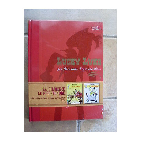 LUCKY LUKE les dessous d'une création La diligence Le pied tendre...