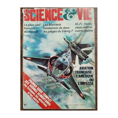 Science Vie Nº 705 Juin 1976 L'aviation Française