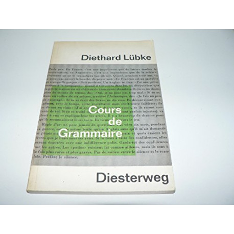Cours de Grammaire Cours de Grammaire