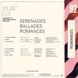 Sérénades Romances Ballades