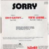 Oh!! Cathy / You're Leaving