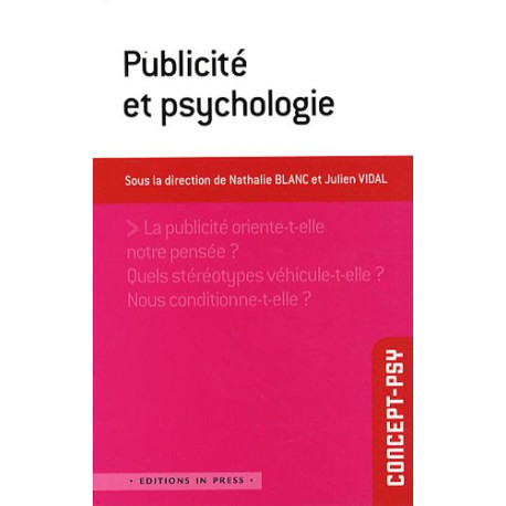 Publicité et psychologie Publicité et psychologie