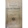 Catalogue des cartes plans et autres ouvrages