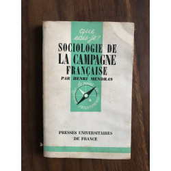 Que sais-je? SOCIOLOGIE DE LA CAMPAGNE FRANÇAISE