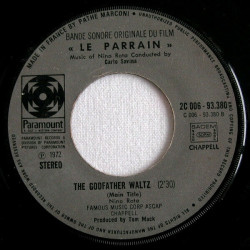 Bande Originale Du Film "Le Parrain"
