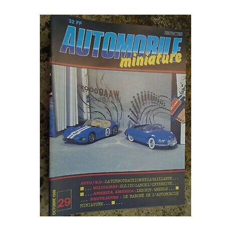 Automobile Miniature n 29 Octobre 1986