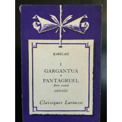 rabelais I gargantua pantagruel Classiques Larousse