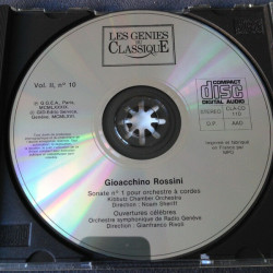 Rossini Sonate N1 pour orchestre à cordes - Les Génies du Classique CD
