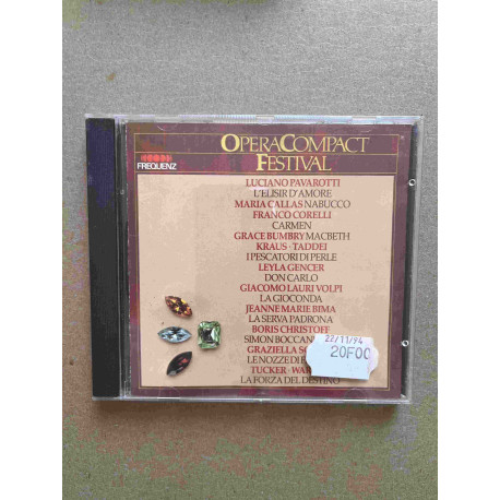 Opéra compact festival - Pavarotti Callas Corelli/ CD