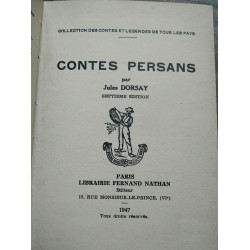 Jules dorsay Contes persans Fernand nathan