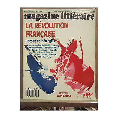 Magazine Littéraire n258 101988 La Révolution Française hist... Magazine Littéraire n258 101988 La Révolution Française hist...