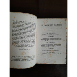 Le Jardinier d'Amour exemplaire n 782 1920