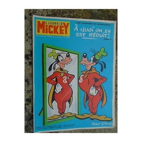 Le Journal de Mickey hebdomadaire Spécial N 1075