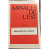 N°3 / 1991 BIBLIOGRAPHIE LORRAINE