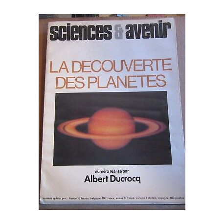 Sciences Avenir n spécial des planètes par
