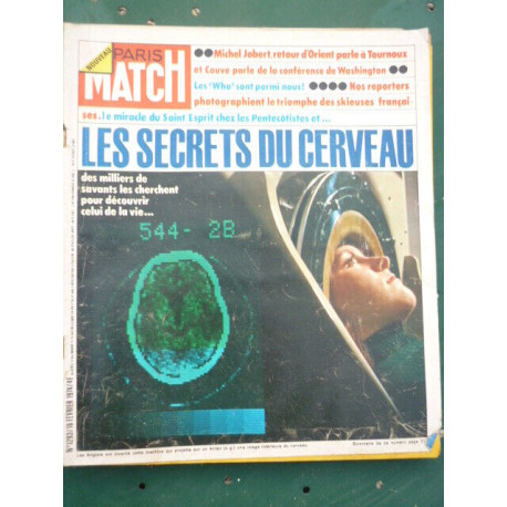 Paris Match n1293 16 FEVRIER les secrets du cerveau Jobert