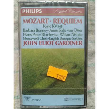 mozart requiem John Eliot gardiner Cassette audio-k7 NEUVE SOUS... mozart requiem John Eliot gardiner Cassette audio-k7 NEUVE SOUS...