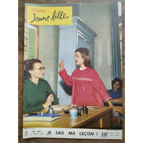 Fillette jeune fille n746 3 Novembre 1960