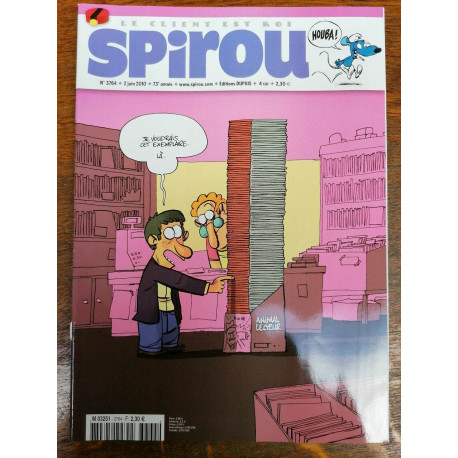 Spirou n3764 Serie Animal lecteur